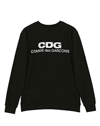 플레이 CDG 백로고 레터링 맨투맨M L XL XXL]